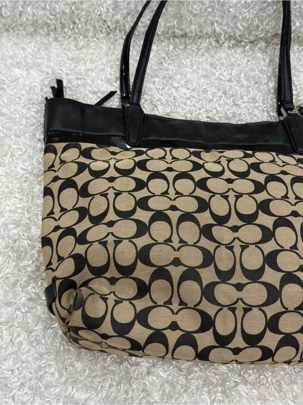 Coach canvas monogram